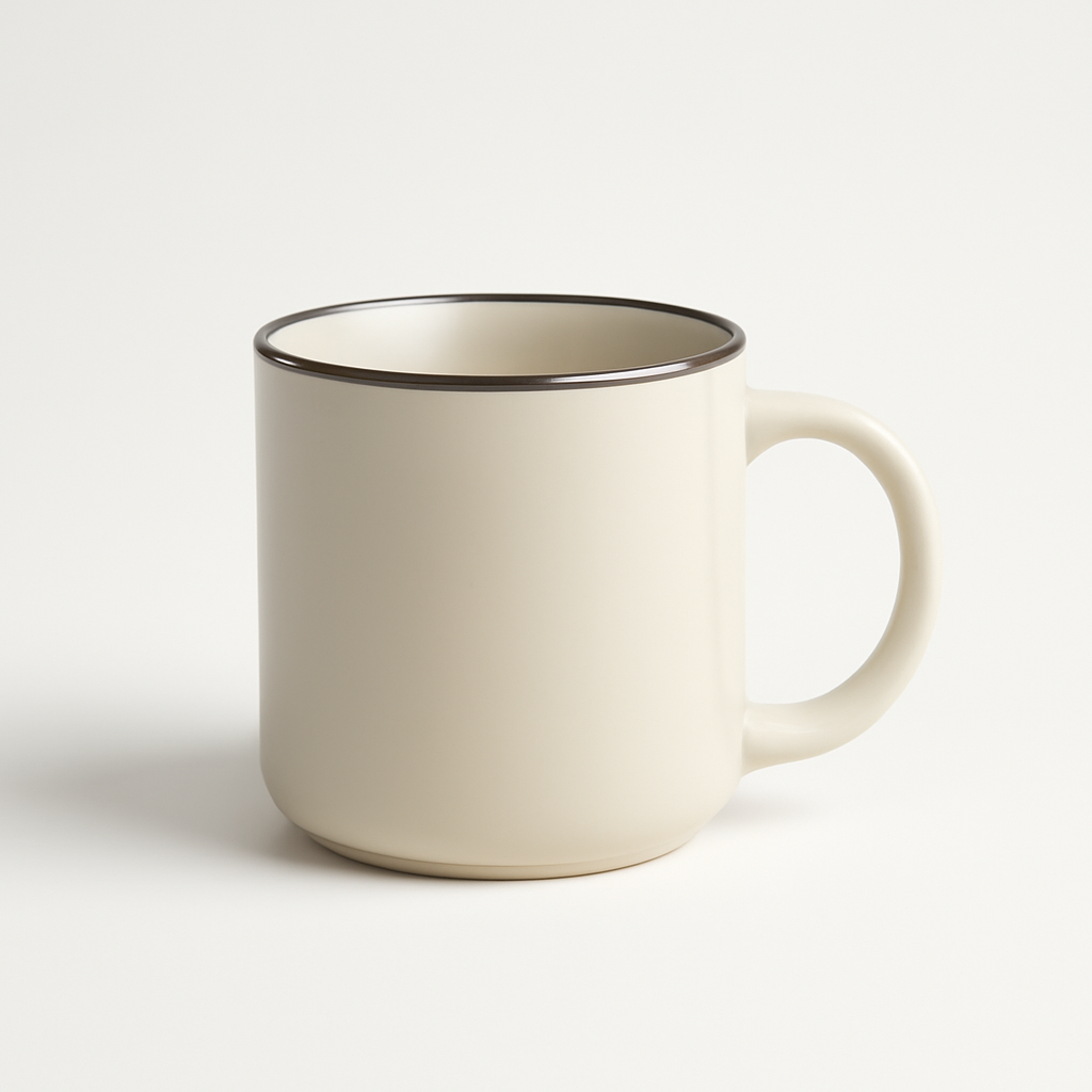 클래식 화이트 머그컵