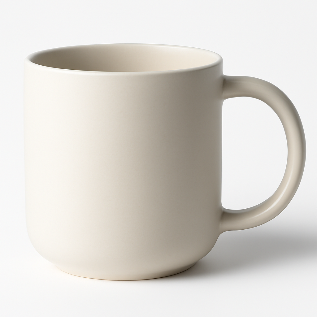 빈티지 브라운 머그컵